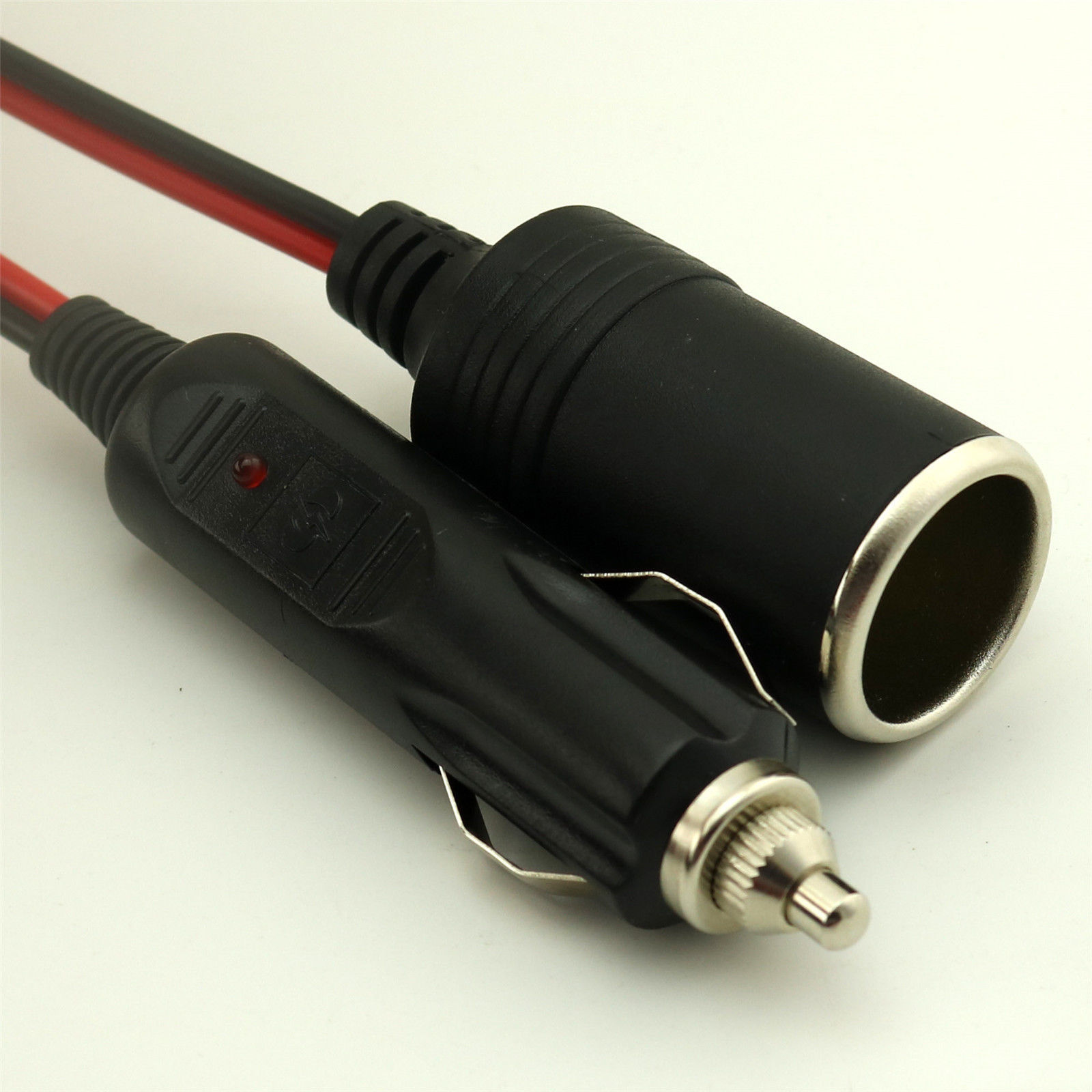 1x Car Cigarette Cigar Lighter Extension Cable Socket Lead Cord Adapter