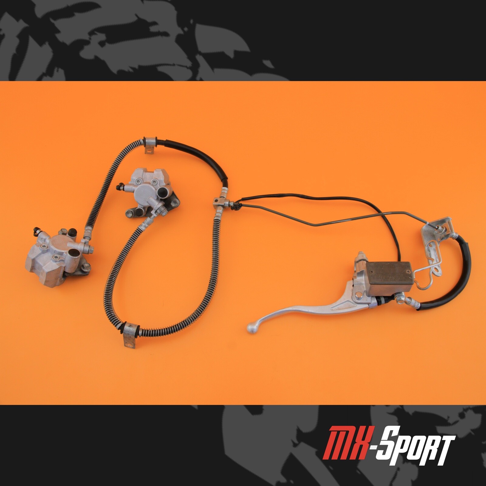 04-13 2011 Raptor 350 YFM350 OEM Front Brake Caliper Holder Line Master Assembly
