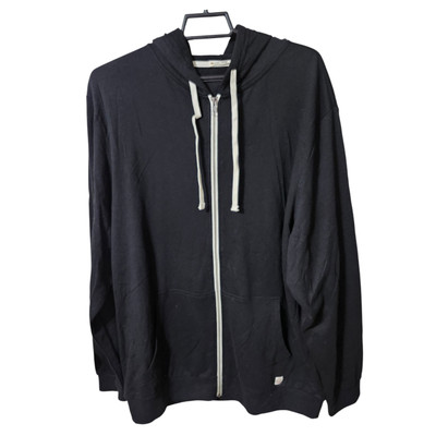 New Marine Layer Men's XXL Afternoon Full-Zip Hoodie Black