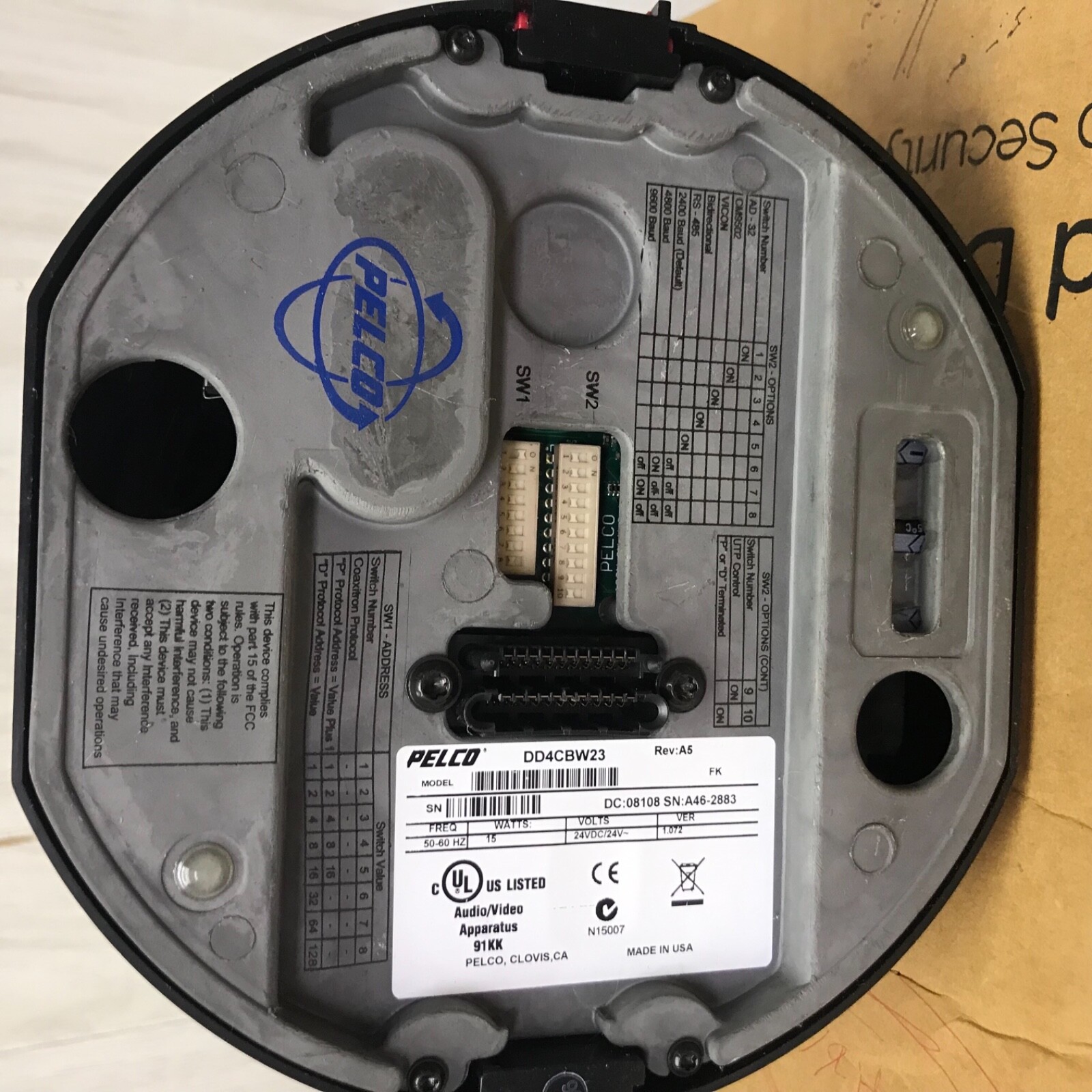 NEW PELCO DD4CBW23 SPECTRA IV SE 23x D/N WIDE DYNAMIC RANGE PTZ CAMERA $3240