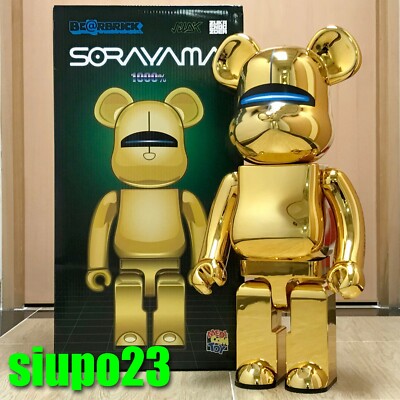 BE@RBRICK SORAYAMA×2G PINK GOLD Ver.1000 Hajime Sorayama x 2G x Medicom Toy BE@RBRICK | Hypebae