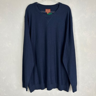 Stitch Fix Red Ale men's size XXXL Riverside crewneck sweater navy cotton NEW