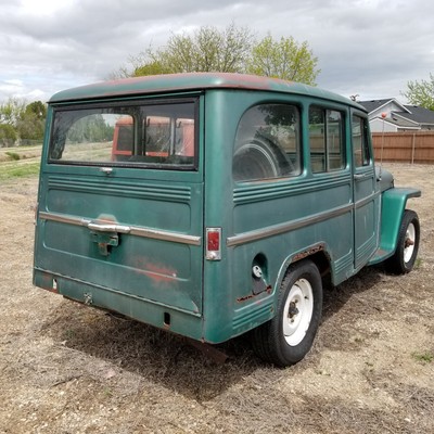 Owner 1961 Willys-Overland Rural Wagon Green 4WD Manual Overland