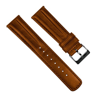 Caramel Brown Classic Horween Leather Watch Band Watch Band
