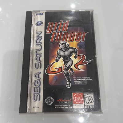 Grid Runner (Sega Saturn) Complete! CIB! Reg card! Tested!