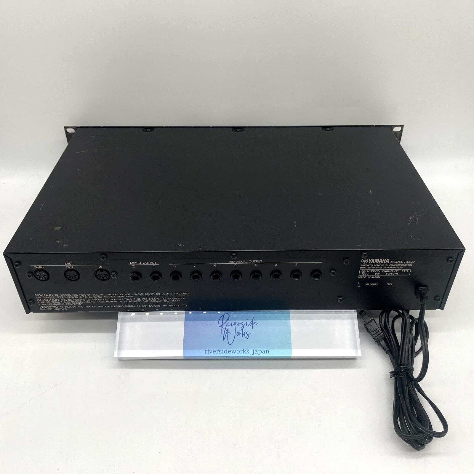 Yamaha TX802 FM Tone Generator Synthesizer Used Tested from Yamaha TX802 FM Tone Generator Synthesizer Used Tested from