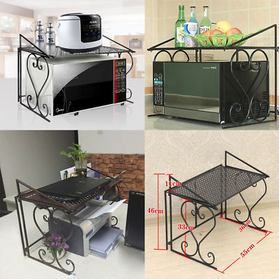 Microwave Oven Rack Kitchen Organizer Counter Cabinet Storage Sturdy Metal...