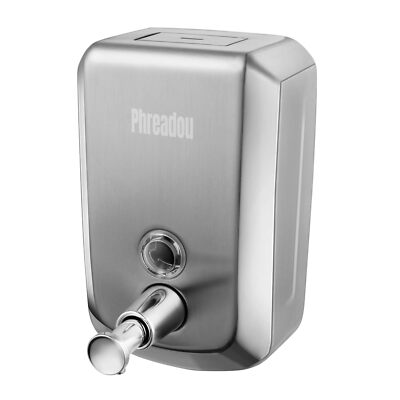Commercial Hand Soap Dispenser Wall Mount, 17oz (500ml), Rust Proof 304 Stain...