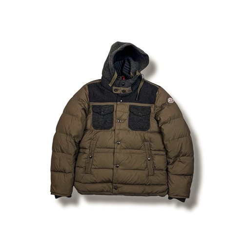Moncler Leblond Giubbotto Puffer Down Jacket With Wool Hood