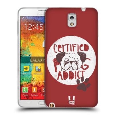 HEAD CASE DESIGNS PUG PRINTS SOFT GEL CASE FOR SAMSUNG PHONES 2