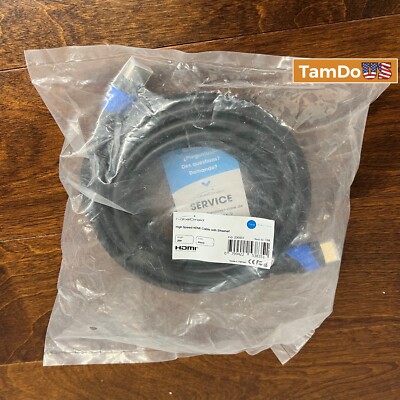 KabelDirekt Hight Speed HDMI Cable with Ethernet (20ft) Black