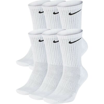 Men's Nike Crew Socks Everyday Cotton Cushioned Dri Fit Athletic Training Gym