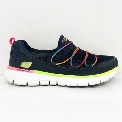 

Skechers Womens Memory Foam Fashion 11793 Черная повседневная обувь Кроссовки Размер 9,5, Черный, Memory Foam Fashion