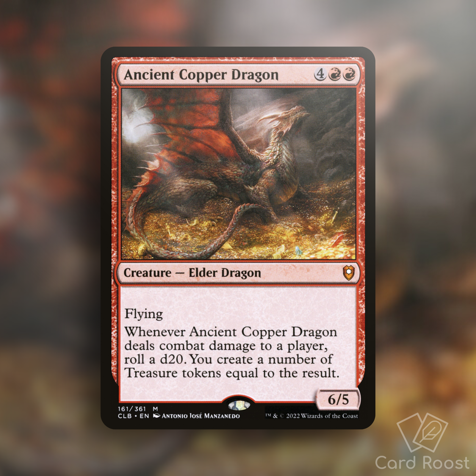 Ancient Copper Dragon (Borderless) | Commander Legends