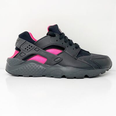 Nike Girls Air Huarache Run 654275-037 Черные кроссовки для бега Размер 7Y