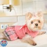 Dog Sweater Dog Winter Clothes for Small Dogs Boy Girl Fall Puppy Dress Warm Fleece Chihuahua Yorkie Teacup Doggy Sweaters Dresses Doggie Sweater for Small Dogs Girl Cat Sweaters, Plaid Pink, XXS