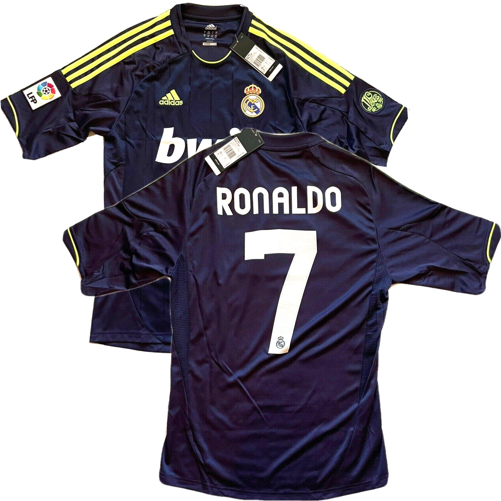 2012/13 Real Madrid Away Jersey #7 Ronaldo Small Adidas 2012/13 Real Madrid Away Jersey #7 Ronaldo Small Adidas