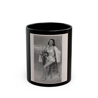 Penny Duncan #59 (Vintage Female Icon) Black Coffee Mug