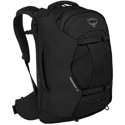 Osprey Farpoint 40 Liter Travel Backpack Suitcase Black