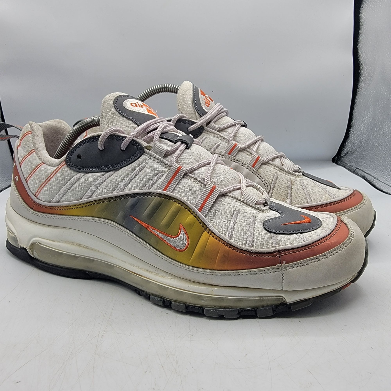 nike air max 98 grey orange