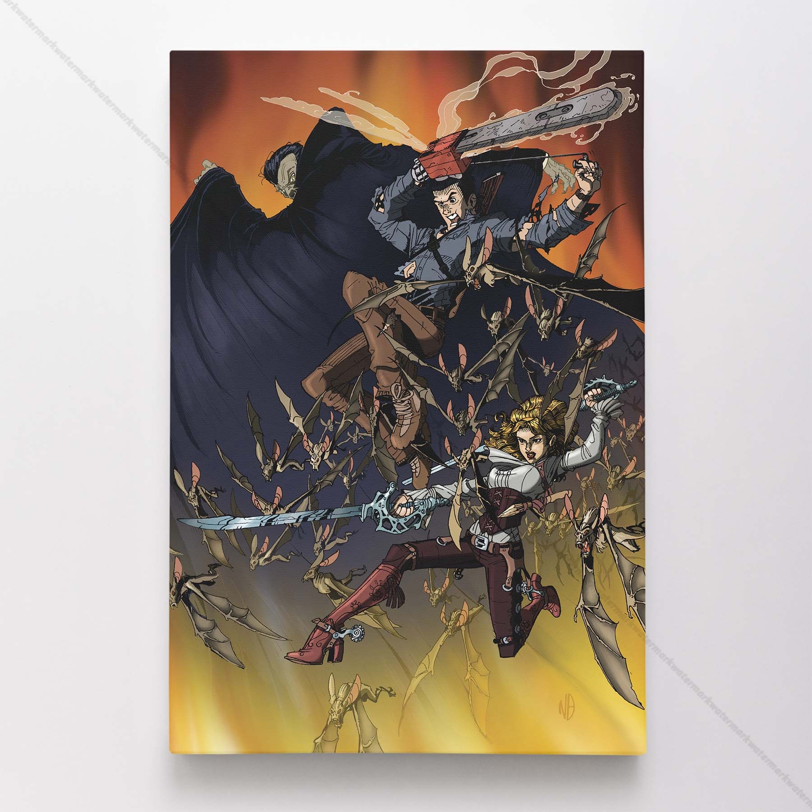 Army of Darkness Poster Canvas Evil Dead Ash Movie Art Print #079