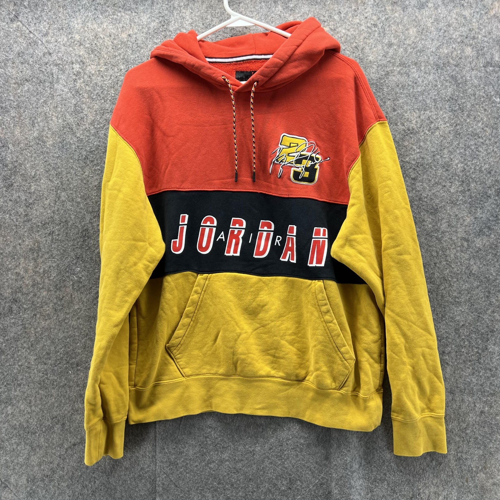 orange jordan sweater