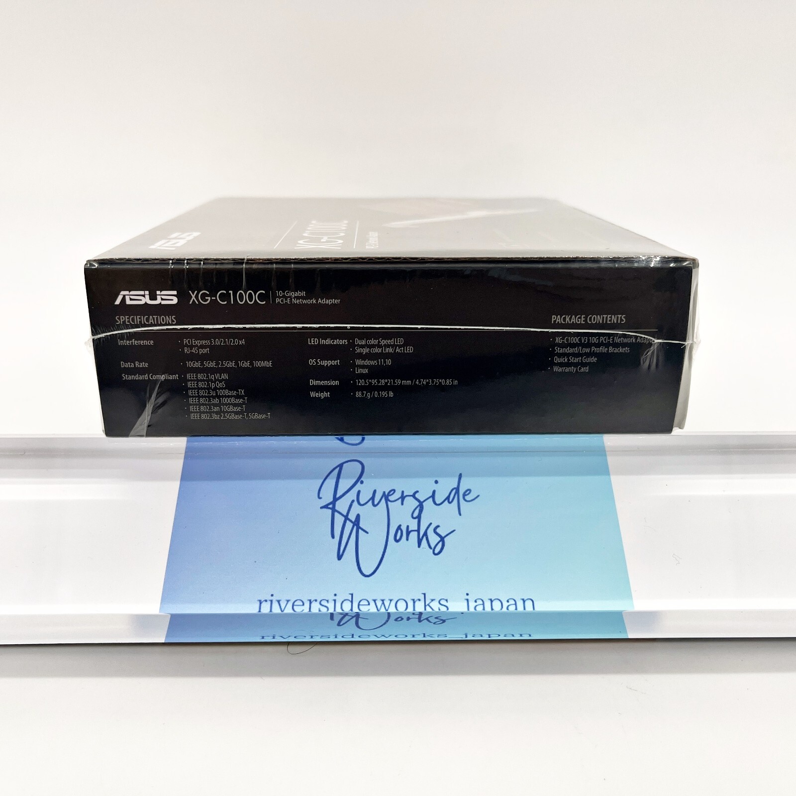 ASUS XG-C100C V3 PCI-E Network Adapter 10GBASE-T Brand New ASUS XG-C100C V3 PCI-E Network Adapter 10GBASE-T Brand New