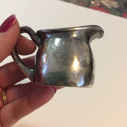 Reed & Barton Silverplated Mini Creamer 1-3/4” Tall Personal Size