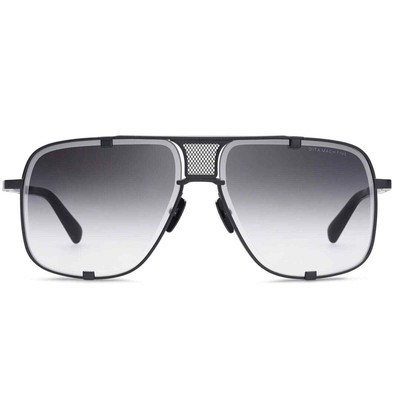 Pre-owned Dita Mach Five Drx 2087-h Black Iron Grey Gradient Lens Men Sunglasses Authentic In Gray