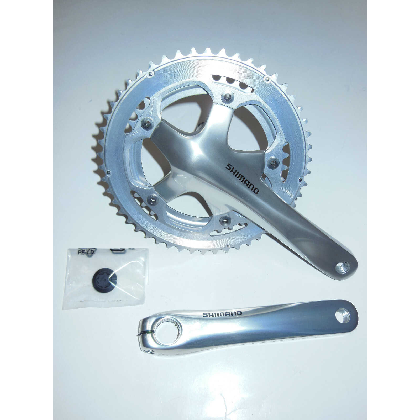 New* Shimano FC-R550 Double Crankset 2x10 130BCD 172.5mm 50 New* Shimano FC-R550 Double Crankset 2x10 130BCD 172.5mm 50