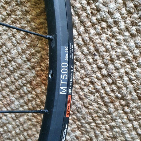 shimano mt500 wheelset