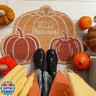 Tinideya Hello Autumn Welcome Doormat Outdoor Pumpkin Fall Coir Door Mat Three Pumpkin Outdoor Indoor Entrance Door Mat Non Slip Rubber Backing for Holiday Front Porch Entryway Decor
