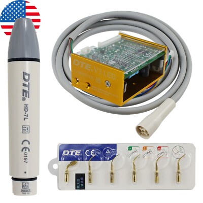 Woodpecker DTE Dental Ultrasonic Scaler DTE V3 LED Buit In Piezo Handpiece HD-7L