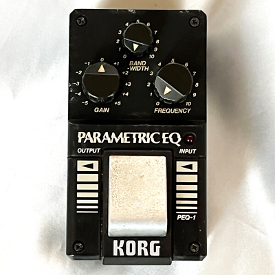 KORG PEQ 1 Parametoric Equalizer 1980 s Vintage Guitar Pedal Made