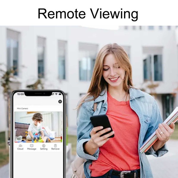 DIY Mini Hidden Spy Camera with 1080P WiFi Motion Detection Audio - Image 6