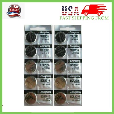 10 NEW ENERGIZER CR2016 CR 2016 BL DL2016 ECR 2016 3v LITHIUM Batteries Exp 2031