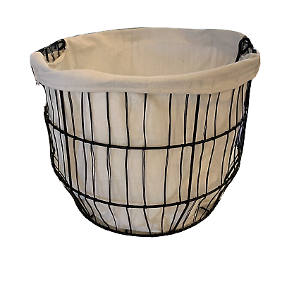 Lined cheap wire basket