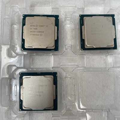 Lot Of 3 Intel Core i5-7600 3.50GHz SR334 Quad Core LGA1151 6MB Processor CPU