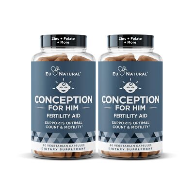 Conception For Him: Fertility Supplements for Men, Male Fertility Support