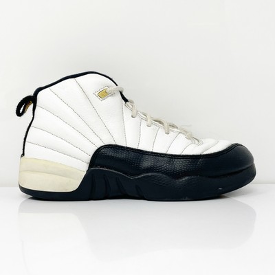

Nike Boys Air Jordan 12 151186-125 Белые баскетбольные кроссовки Кроссовки Размер 2Y, Белый, Air Jordan 12