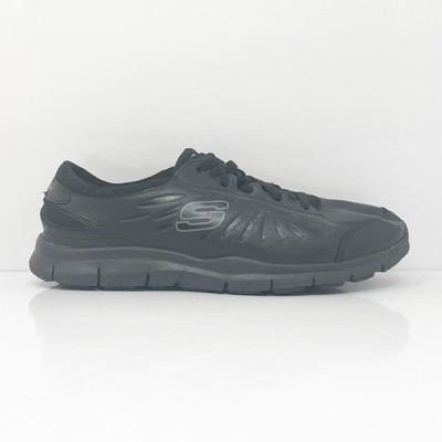

Skechers Womens Relaxed Fit Eldred 76551EW Черная повседневная обувь Кроссовки Размер 9, Черный, Relaxed Fit Eldred