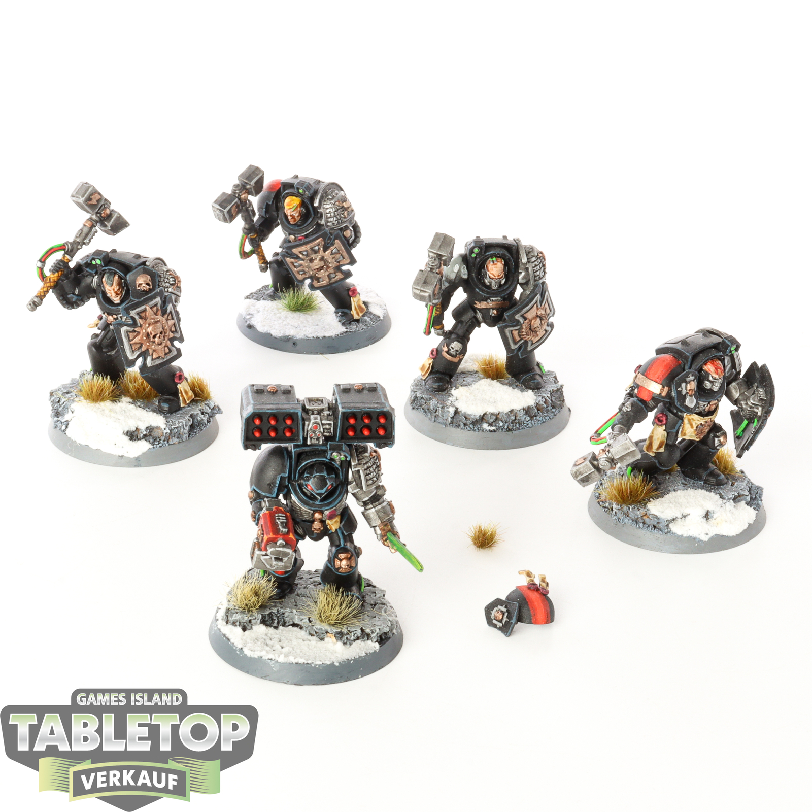 Deathwatch - 5x Terminator Assault Squad - bemalt