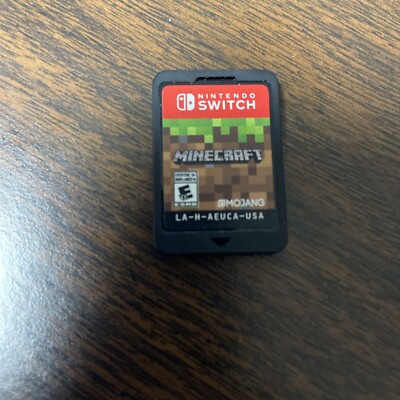 MINECRAFT NINTENDO SWITCH VIDEO GAME CARTRIDGE ONLY AUTHENTIC ORIGINAL MOJANG