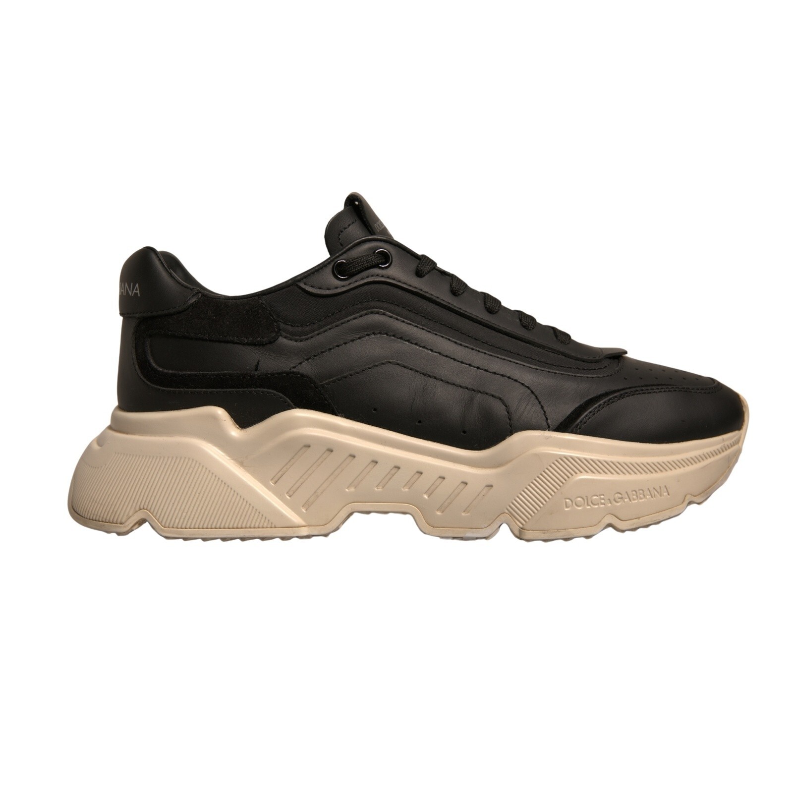 DOLCE & GABBANA Shoes Black White Daymaster Low Top Sneakers
