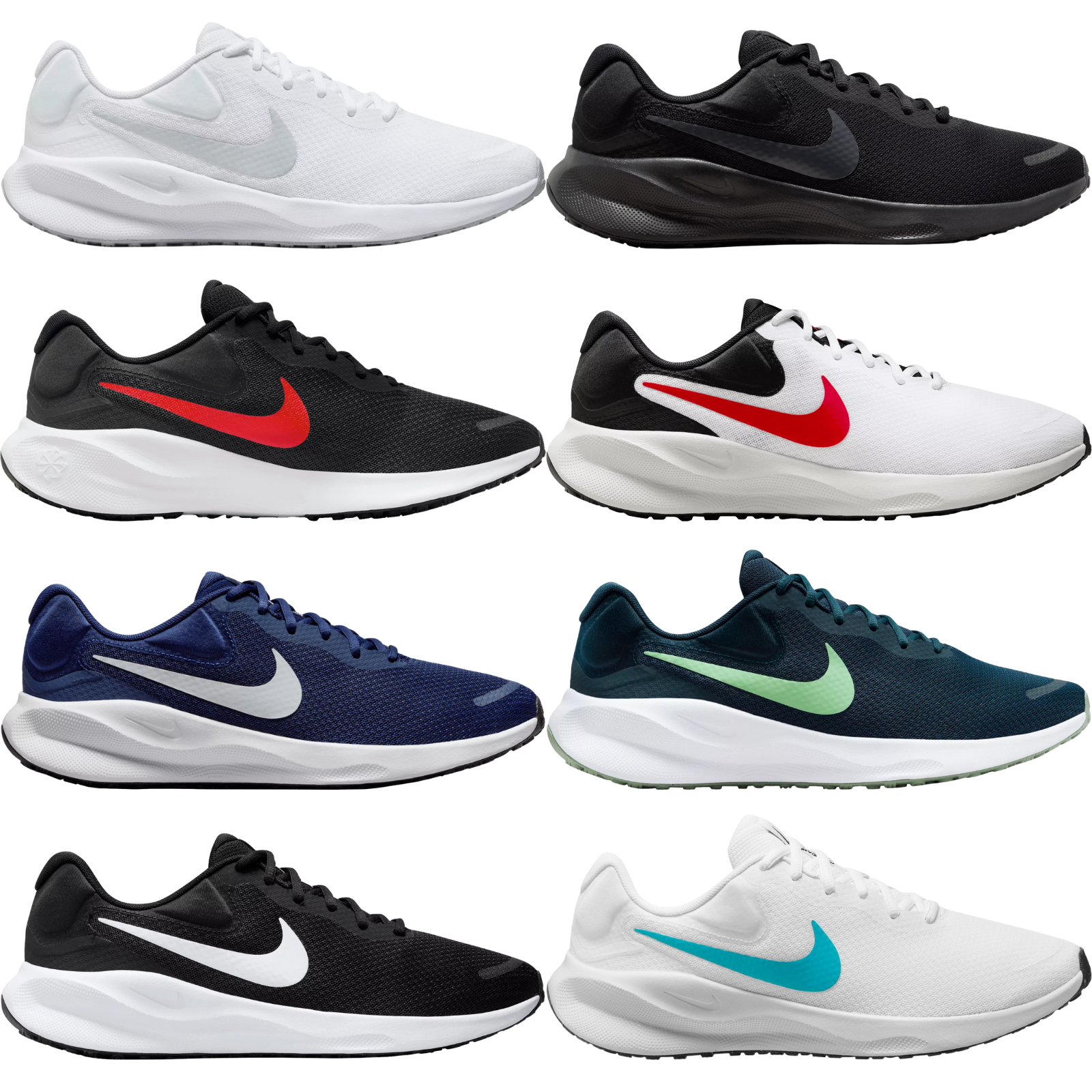 НОВЫЕ мужские кроссовки Nike REVOLUTION 7 ВСЕХ ЦВЕТОВ, американские размеры 7-14, НОВЫЕ В КОРОБКЕ