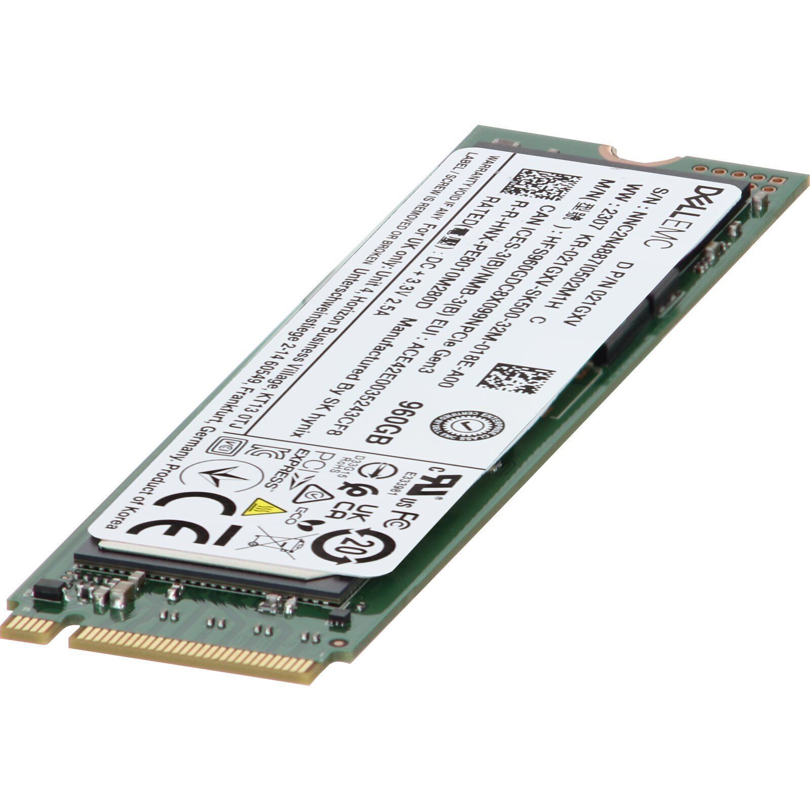 Dell EMC 021GXV 960GB PCIe Gen3 NVMe RI TLC M.2 SSD