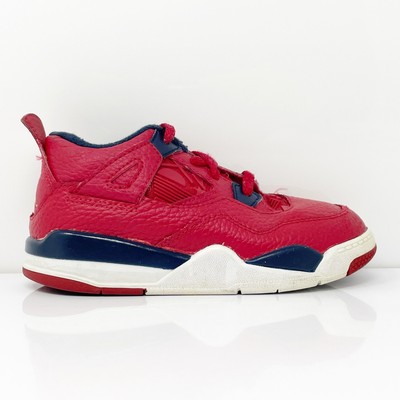 

Nike Boys Air Jordan 4 BQ7670-617 Красные баскетбольные кроссовки Размер 10C, Красный, Air Jordan 4