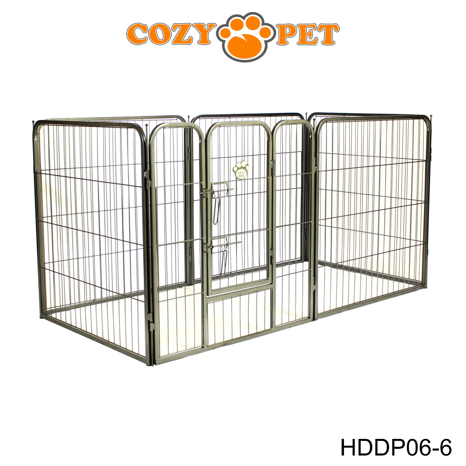 Heavy Duty Cozy Pet Puppy Playpen 80cm High 6 Panel Run Crate Pen Dog