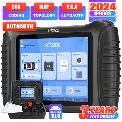 XTOOL IP900S OBD2 Auto Diagnostic Scanner Bidirectional Topology Tool AutoAuth