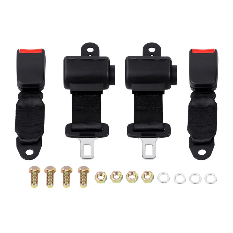 4 Passenger Retractable Golf Cart Seat Belts Kit Fits EZGO Yamaha Club Car